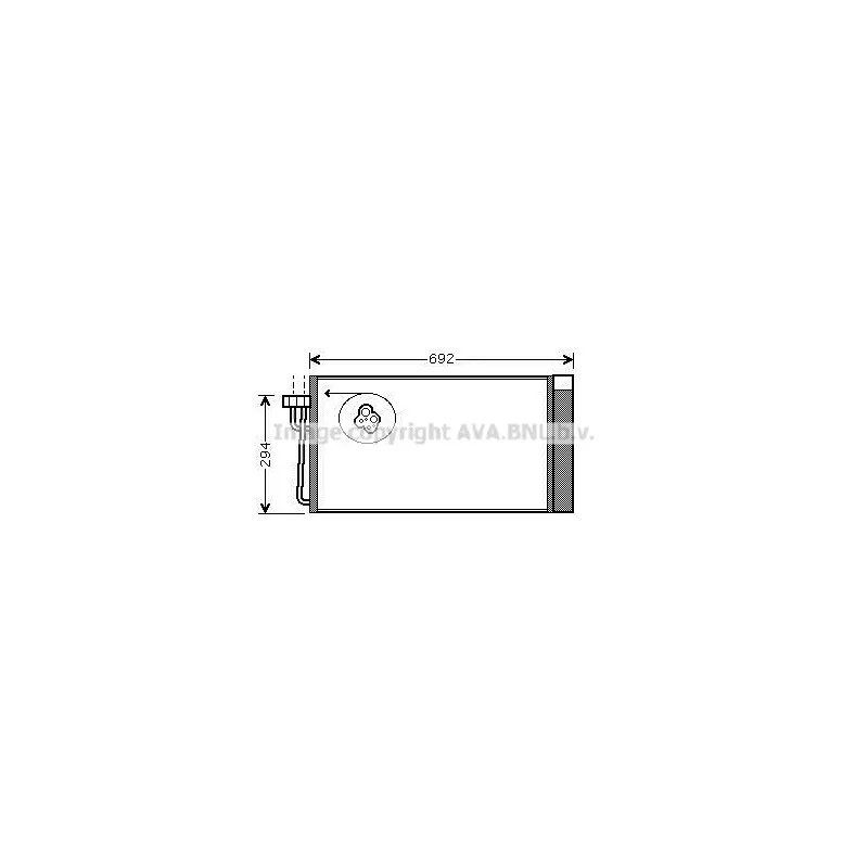 Condenseur, climatisation AVA QUALITY COOLING BW5273D