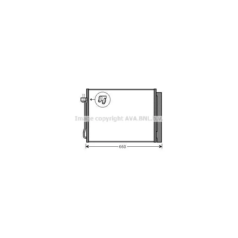 Condenseur, climatisation AVA QUALITY COOLING BW5377D