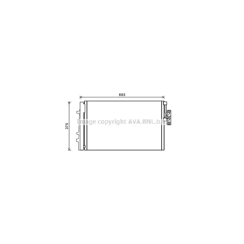 Condenseur, climatisation AVA QUALITY COOLING BW5479D
