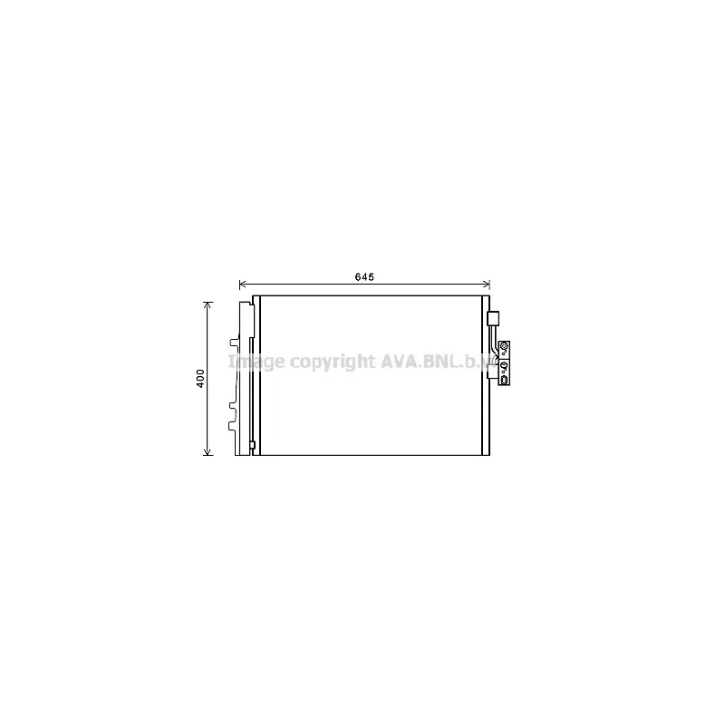 Condenseur, climatisation AVA QUALITY COOLING BW5481D