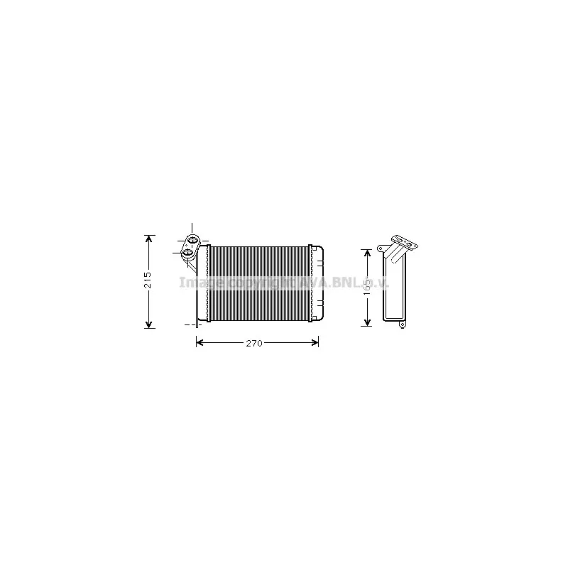 Système de chauffage AVA QUALITY COOLING BW6005
