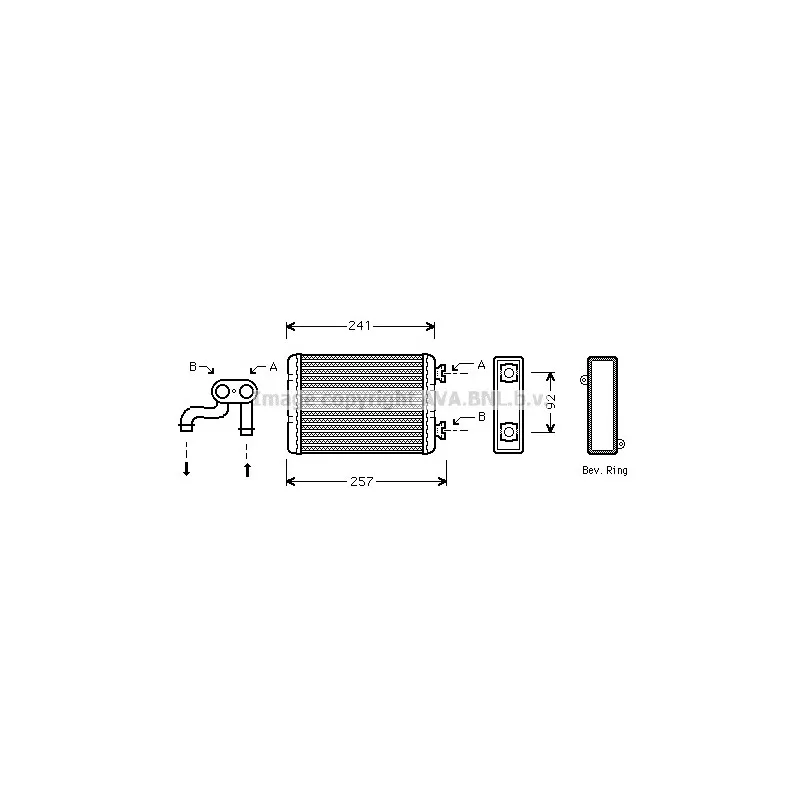 Système de chauffage AVA QUALITY COOLING BW6257