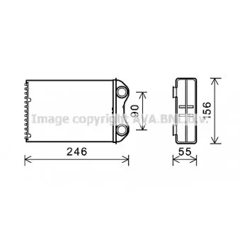 Système de chauffage AVA QUALITY COOLING BW6426