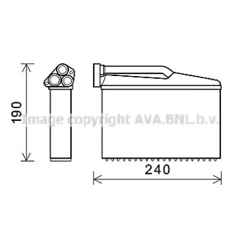 Système de chauffage AVA QUALITY COOLING BW6541