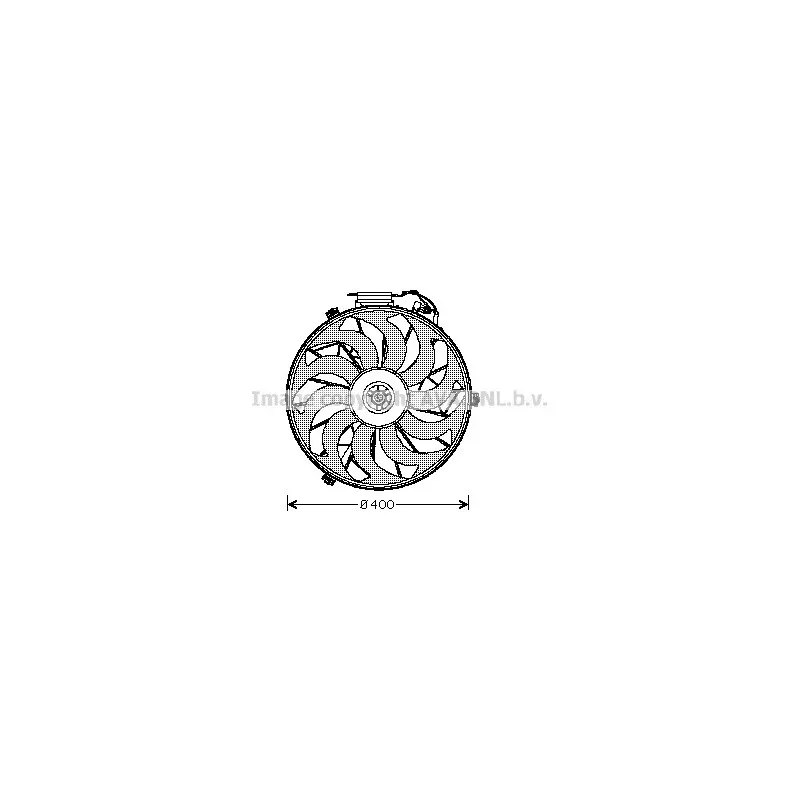 Ventilateur, refroidissement du moteur AVA QUALITY COOLING BW7507