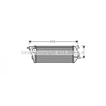 Intercooler, échangeur AVA QUALITY COOLING BWA4265