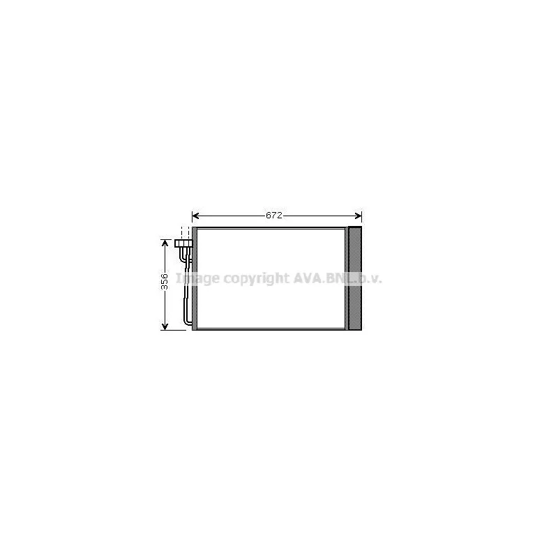 Condenseur, climatisation AVA QUALITY COOLING BWA5267D