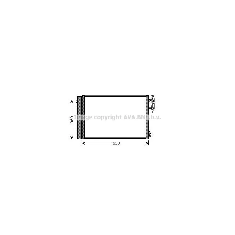 Condenseur, climatisation AVA QUALITY COOLING BWA5295D