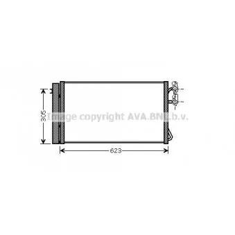 Condenseur, climatisation AVA QUALITY COOLING BWA5296D