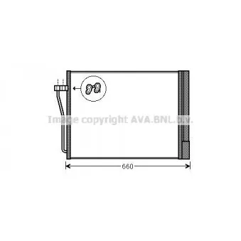Condenseur, climatisation AVA QUALITY COOLING BWA5371D