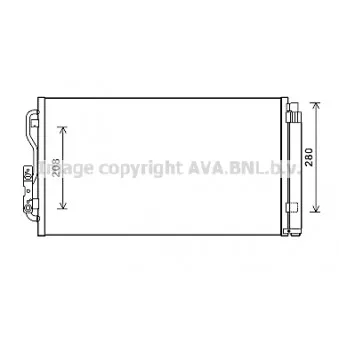 Condenseur, climatisation AVA QUALITY COOLING BWA5434D