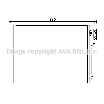 Condenseur, climatisation AVA QUALITY COOLING BWA5435D