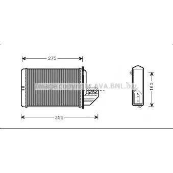 Système de chauffage AVA QUALITY COOLING BWA6172