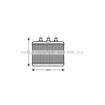 Système de chauffage AVA QUALITY COOLING BWA6271
