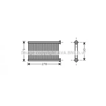 Système de chauffage AVA QUALITY COOLING BWA6342