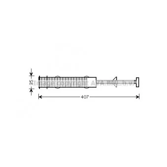 Filtre déshydratant, climatisation AVA QUALITY COOLING BWD270