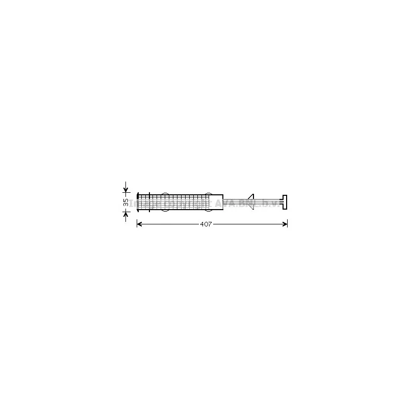 Filtre déshydratant, climatisation AVA QUALITY COOLING BWD270