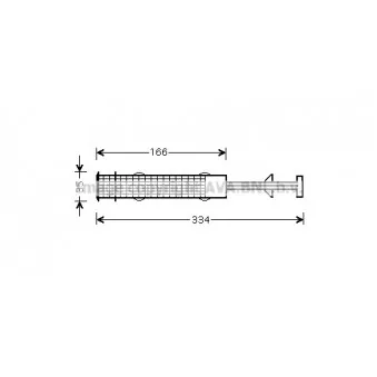 Filtre déshydratant, climatisation AVA QUALITY COOLING BWD279