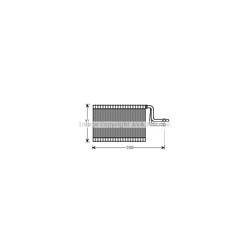 Evaporateur climatisation AVA QUALITY COOLING BWV365