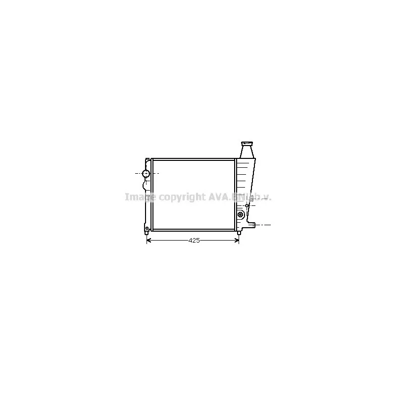 Radiateur, refroidissement du moteur AVA QUALITY COOLING CN2012