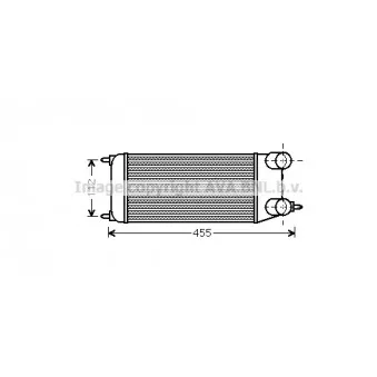 Intercooler, échangeur AVA QUALITY COOLING CN4264