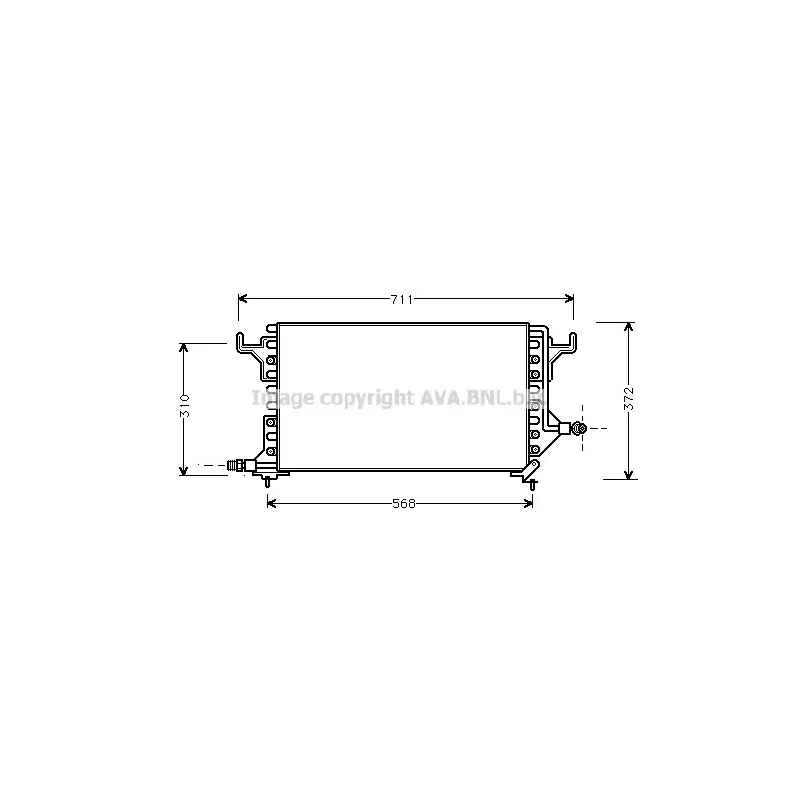 Condenseur, climatisation AVA QUALITY COOLING CN5069