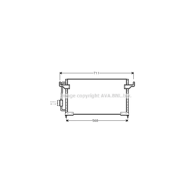 Condenseur, climatisation AVA QUALITY COOLING CN5085