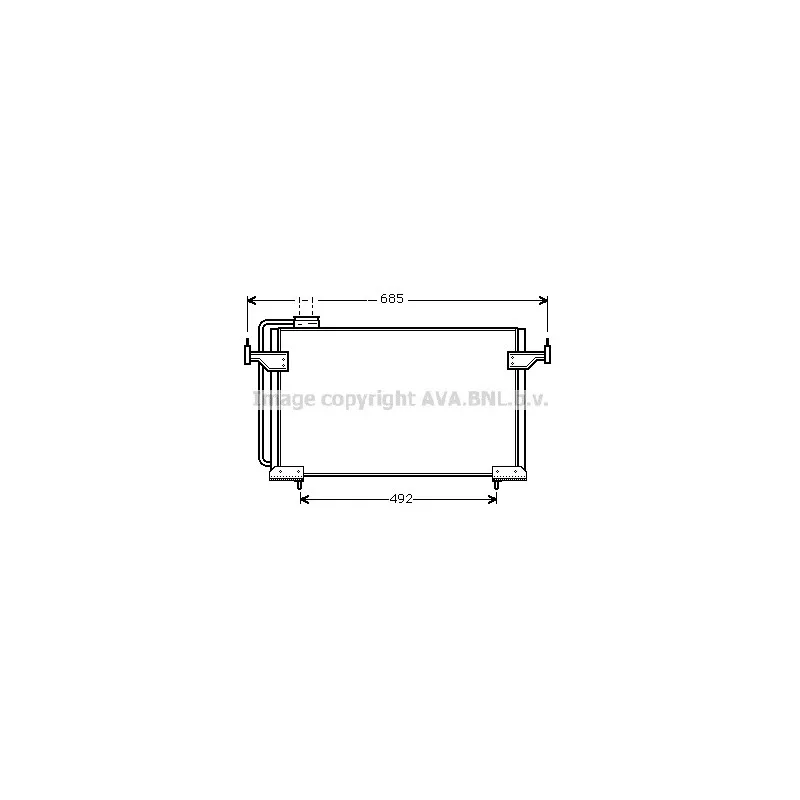 Condenseur, climatisation AVA QUALITY COOLING CN5087