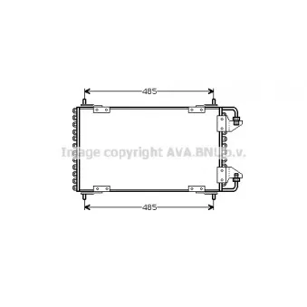 Condenseur, climatisation AVA QUALITY COOLING CN5091