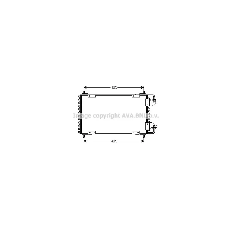 Condenseur, climatisation AVA QUALITY COOLING CN5091