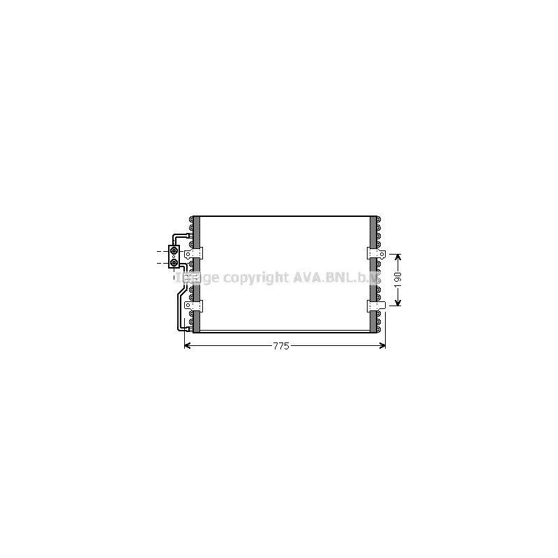 Condenseur, climatisation AVA QUALITY COOLING CN5093
