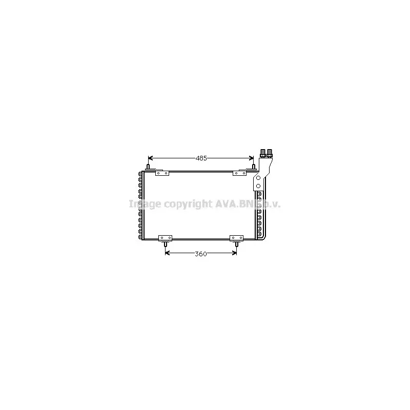 Condenseur, climatisation AVA QUALITY COOLING CN5096