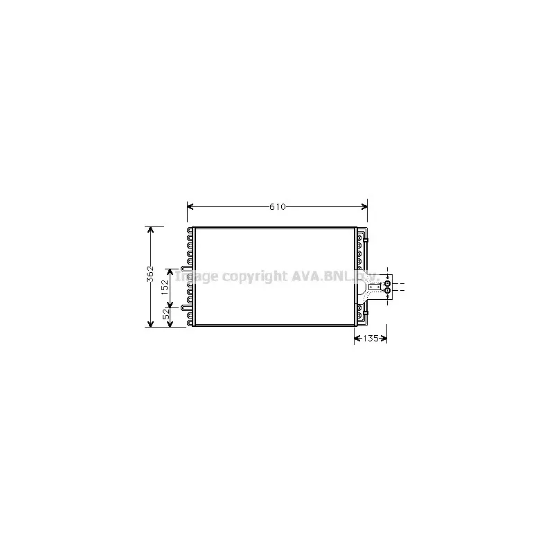 Condenseur, climatisation AVA QUALITY COOLING CN5099