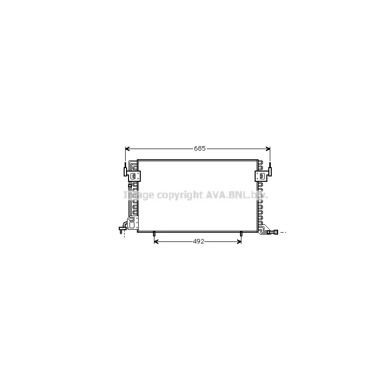 Condenseur, climatisation AVA QUALITY COOLING CN5100