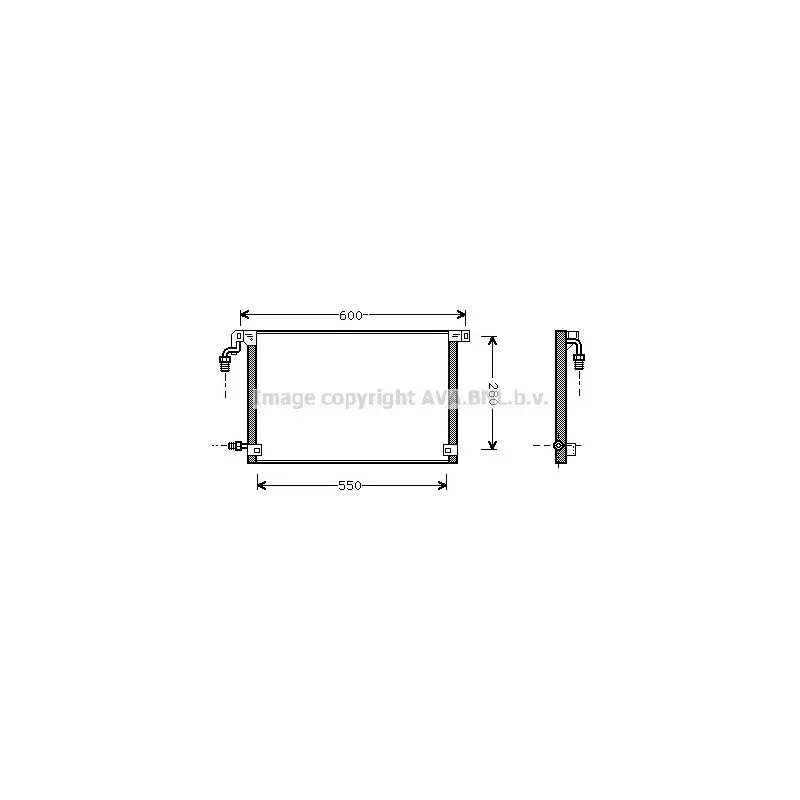 Condenseur, climatisation AVA QUALITY COOLING CN5131