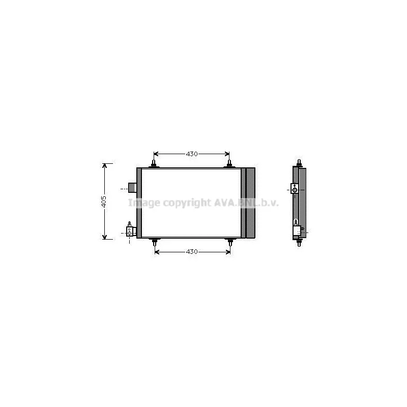 Condenseur, climatisation AVA QUALITY COOLING CN5173D
