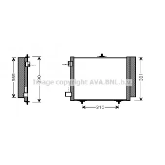 Condenseur, climatisation AVA QUALITY COOLING CN5205D
