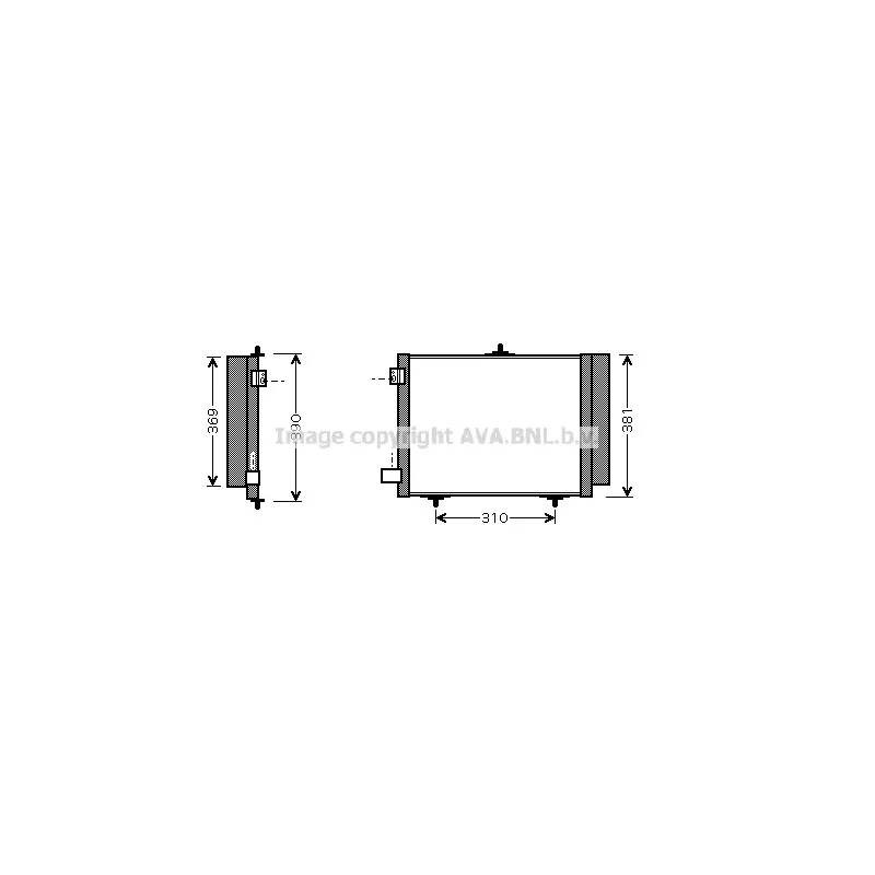 Condenseur, climatisation AVA QUALITY COOLING CN5205D