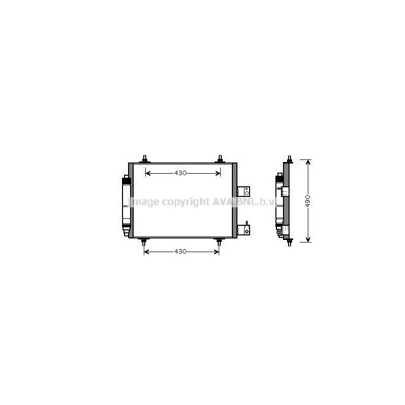 Condenseur, climatisation AVA QUALITY COOLING CN5213D