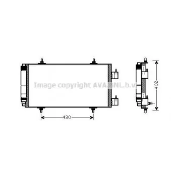 Condenseur, climatisation AVA QUALITY COOLING CN5226D