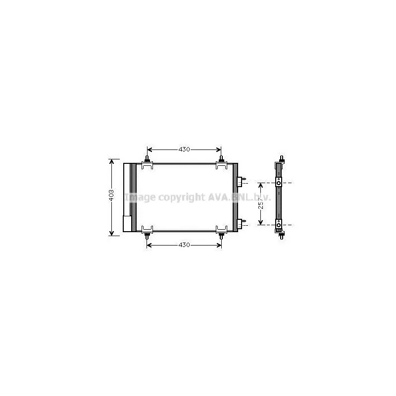 Condenseur, climatisation AVA QUALITY COOLING CN5230D