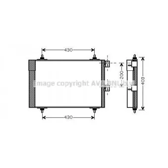 Condenseur, climatisation AVA QUALITY COOLING CN5241D