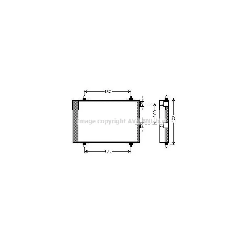 Condenseur, climatisation AVA QUALITY COOLING CN5241D