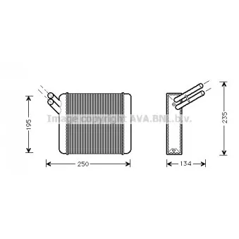 Système de chauffage AVA QUALITY COOLING CN6026