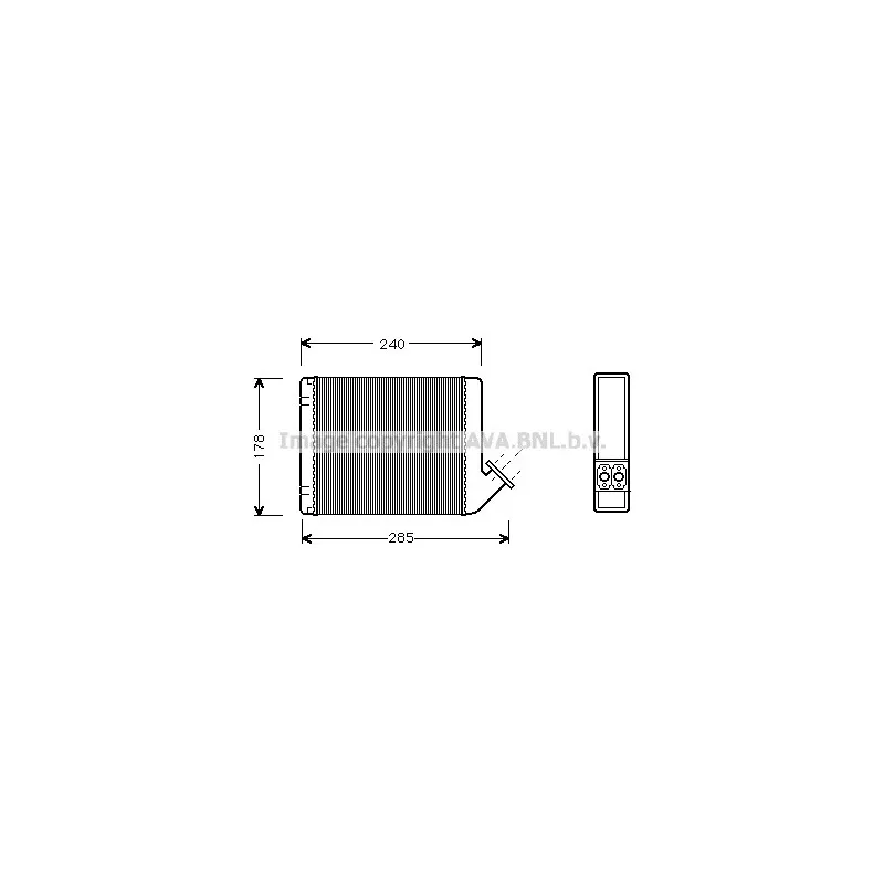 Système de chauffage AVA QUALITY COOLING CN6031