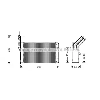 Système de chauffage AVA QUALITY COOLING CN6055