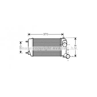 Intercooler, échangeur AVA QUALITY COOLING CNA4212