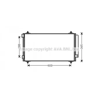 Condenseur, climatisation AVA QUALITY COOLING CNA5271D