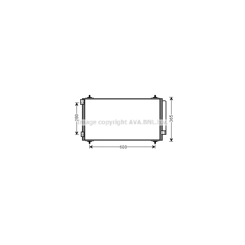 Condenseur, climatisation AVA QUALITY COOLING CNA5271D