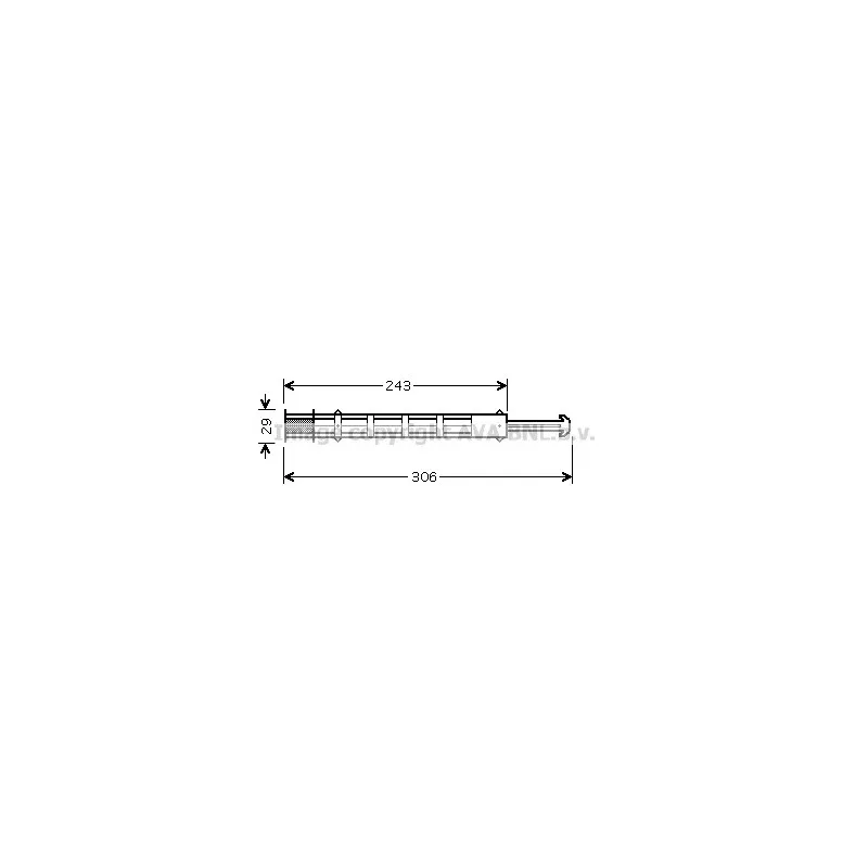 Filtre déshydratant, climatisation AVA QUALITY COOLING CND249